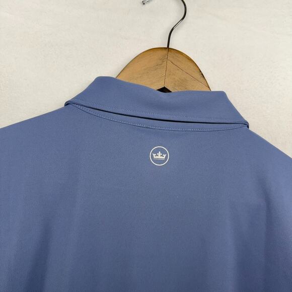 Peter Millar Polo Shirt men's XL Blue Crown Crafted Chechessee Creek Club Golf - Picture 7 of 9
